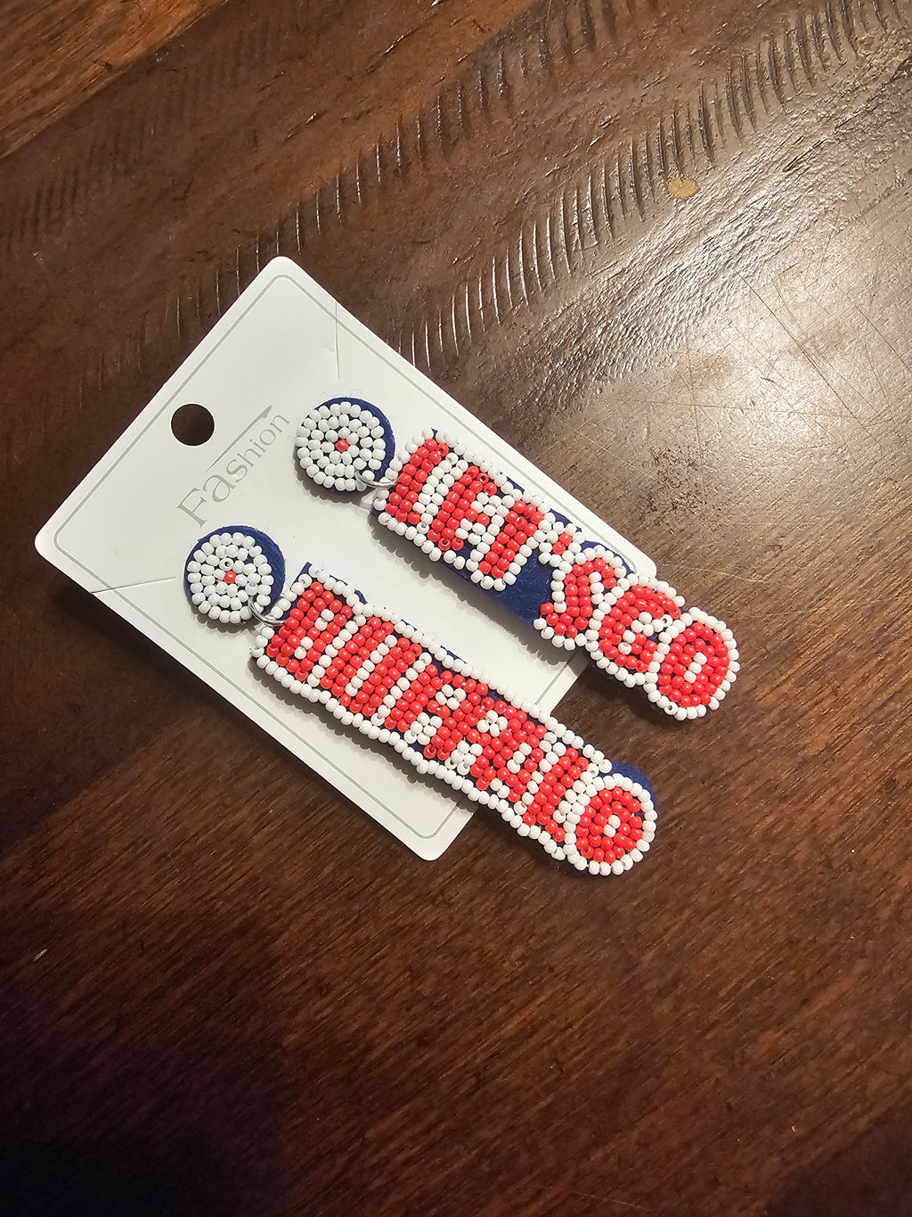 Let's Go Buffalo Game Day Earrings