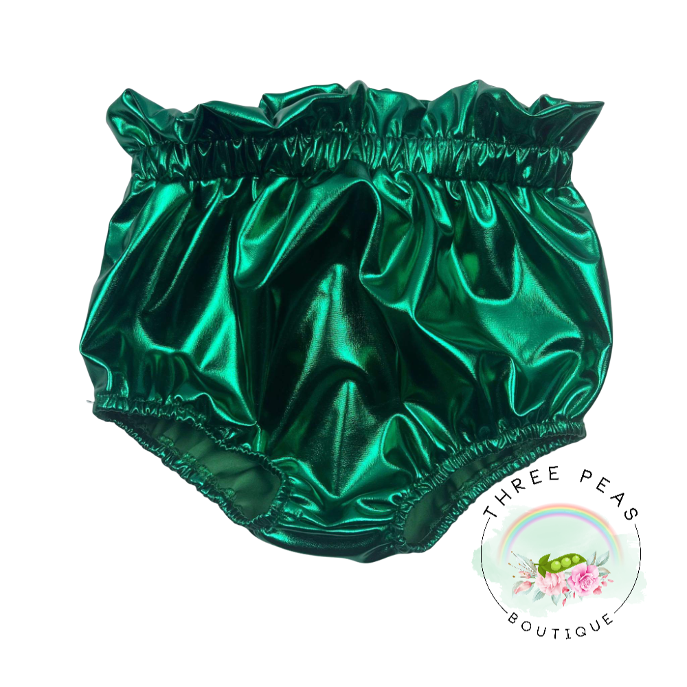 Green Pleather Bummie