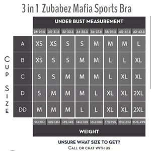 3 in 1 babez Mafia Sports Bra